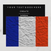 franse vlag kaart (Voorkant / Achterkant)