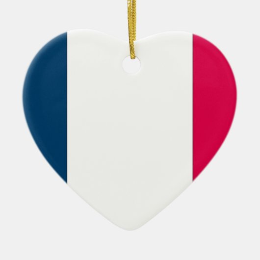 Franse vlag keramisch ornament (Voorkant)