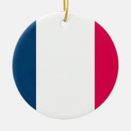 Franse vlag keramisch ornament