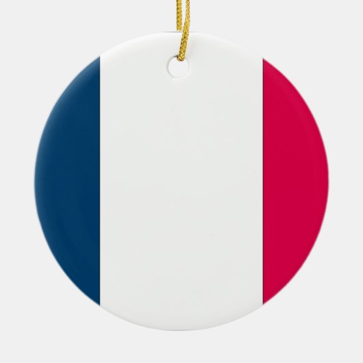 Franse vlag keramisch ornament (Voorkant)