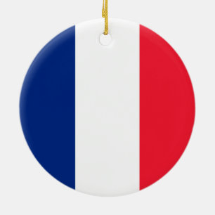 Franse vlag keramisch ornament