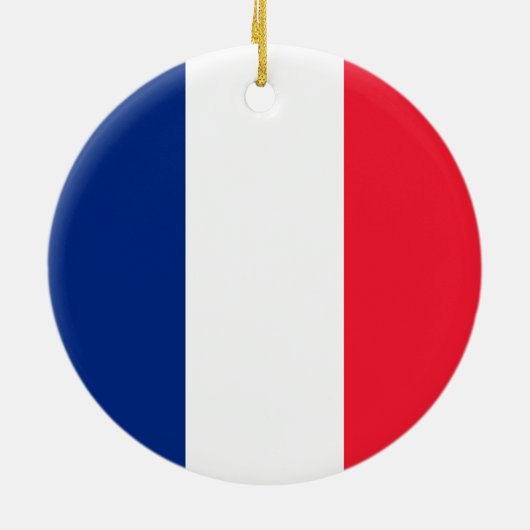Franse vlag keramisch ornament (Achterkant)