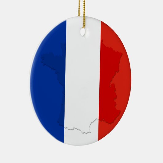 Franse vlag keramisch ornament (Rechts)