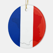 Franse vlag keramisch ornament (Links)