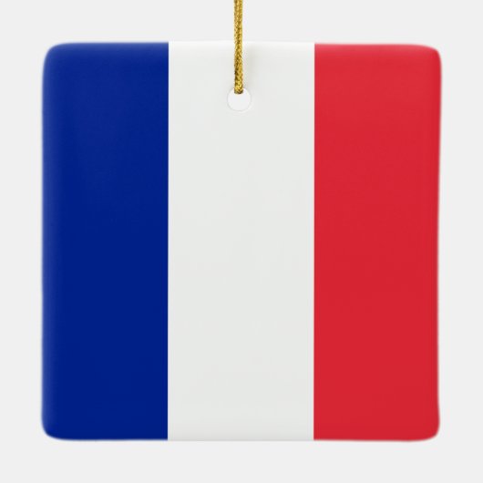 Franse vlag keramisch ornament (Achterkant)