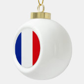 Franse vlag keramische bal ornament (Rechts)