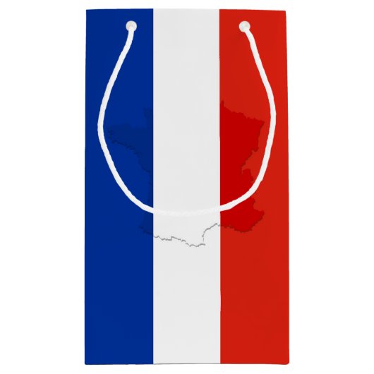 Franse vlag klein cadeauzakje (Achterkant)