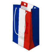 Franse vlag klein cadeauzakje (Voorkant Gekanteld)