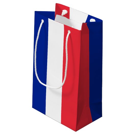 Franse vlag klein cadeauzakje (Achterkant Gekanteld)
