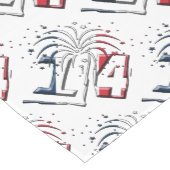 Franse vlag kleuren nummer 14, Bastille Day Medium Tafelloper (Hoek)