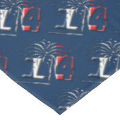 Franse vlag kleuren nummer 14, Bastille Day Tafelkleed (Gekanteld)