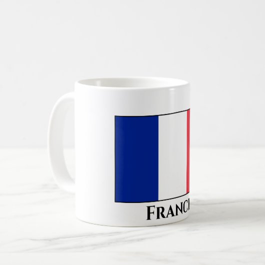 Franse vlag koffiemok (Voorkant links)