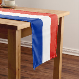 Franse vlag korte tafelloper