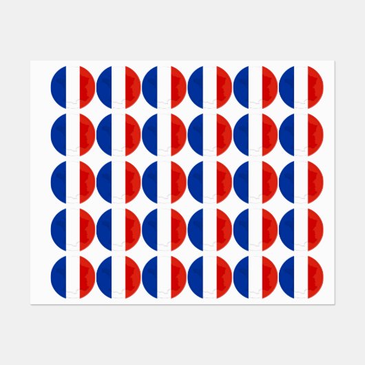 Franse vlag labels (Vel)