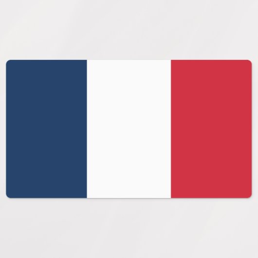 Franse vlag labels (Design 1)