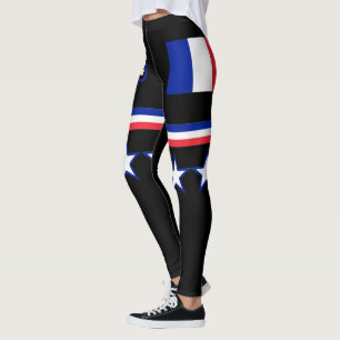 Franse vlag leggings