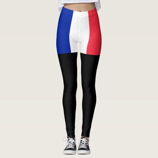 Franse vlag leggings (Voorkant)