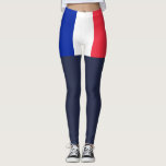 Franse vlag leggings<br><div class="desc">Vlag van Frankrijk</div>