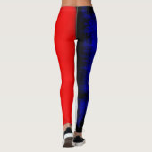 Franse vlag leggings (Achterkant)