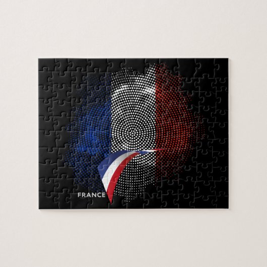 Franse vlag legpuzzel (Horizontaal)