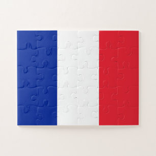 Franse vlag legpuzzel