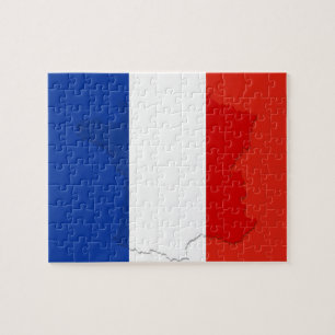 Franse vlag legpuzzel