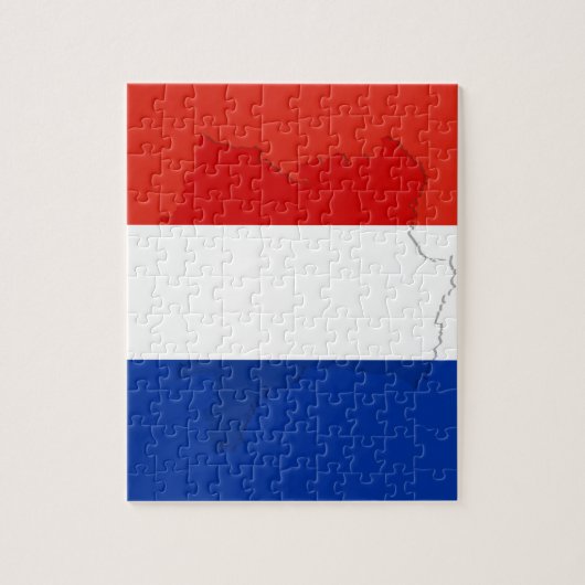 Franse vlag legpuzzel (Verticaal)