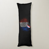 Franse vlag lichaamskussen (Achterkant (Verticaal))