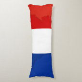 Franse vlag lichaamskussen (Voorkant Verticaal)
