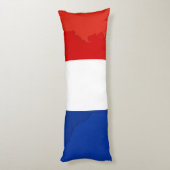 Franse vlag lichaamskussen (Achterkant (Verticaal))