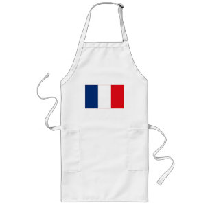 Franse vlag (licht) Apron Lang Schort