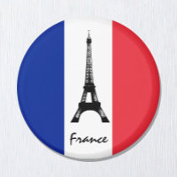 Franse vlag Magnet, Eiffeltoren, vakantie, Frankri