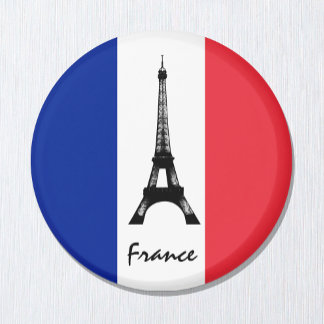 Franse vlag Magnet, Eiffeltoren, vakantie, Frankri Magneet
