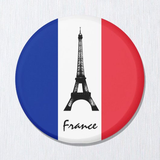 Franse vlag Magnet, Eiffeltoren, vakantie, Frankri Magneet