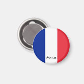 Franse vlag Magnet, vakantie, Frankrijk Magneet (Voorkant / Achterkant)
