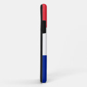 Franse vlag & meisje monogram Case-Mate iPhone case (Achterkant/rechts)