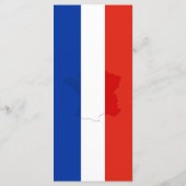 Franse vlag menu (Achterkant)