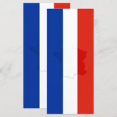 Franse vlag menu (Voorkant / Achterkant)