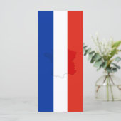 Franse vlag menu (Staand voorkant)