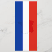 Franse vlag menu (Voorkant)