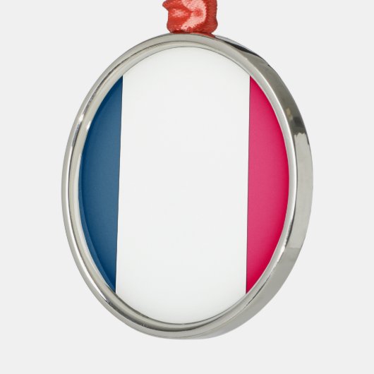 Franse vlag metalen ornament (Links)