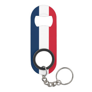 Franse vlag mini flessenopener