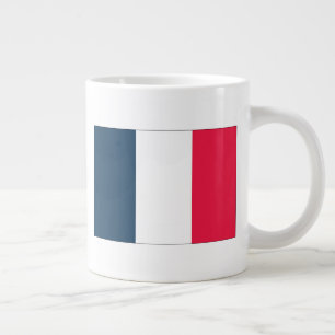 Franse vlag mok met de naam van het Franse volksli