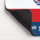 Franse vlag mousepad muismat (Hoek)