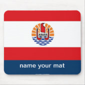 Franse vlag mousepad muismat (Voorkant)