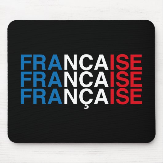 FRANSE vlag Muismat (Voorkant)