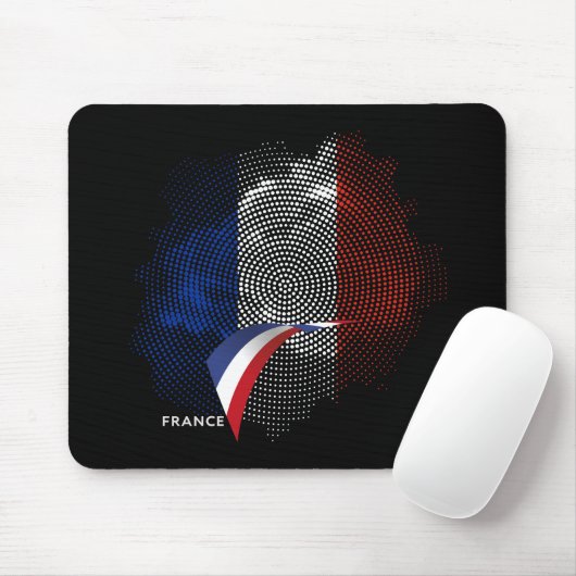 Franse vlag muismat (Met muis)