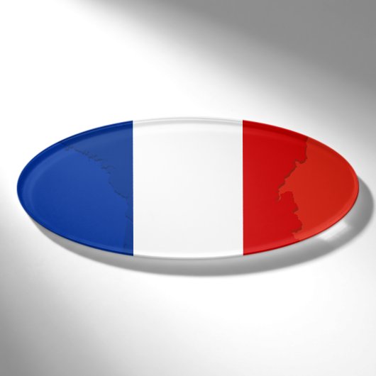 Franse vlag naambadge (Voorkant)