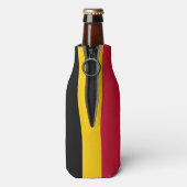 Franse vlag nationale belge Belgische vlag Flesjeskoeler (Fles Achterkant)