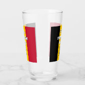 Franse vlag nationale belge Belgische vlag Glas (Links)